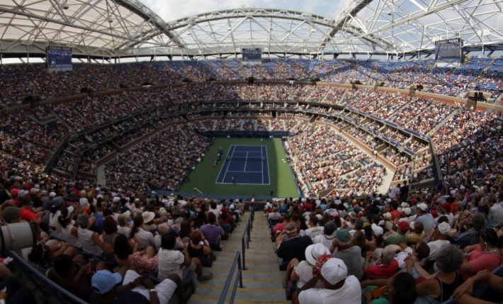 US Open Tennis - Promenade Behind