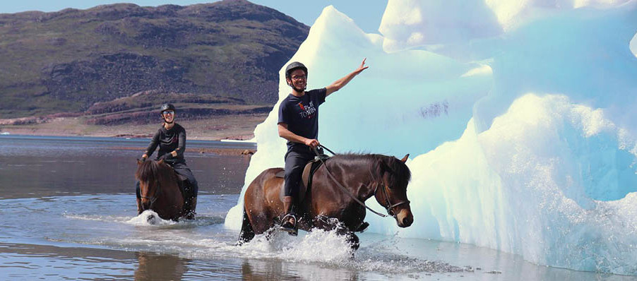 グリーンランド乗馬ツアー